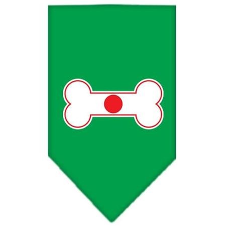 UNCONDITIONAL LOVE Bone Flag Japan  Screen Print Bandana Emerald Green Small UN813217